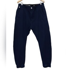 Raw just for the profect pant men 36x34 jogger Trouser blue casual office